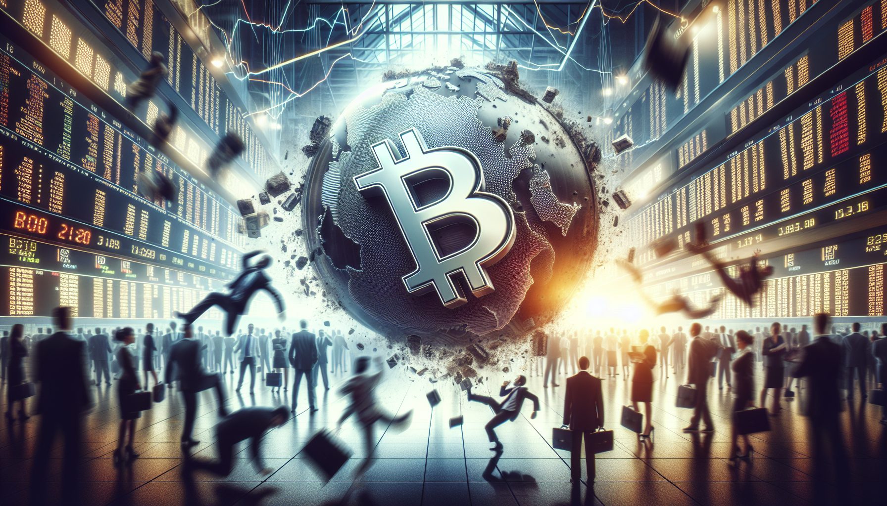 Bitcoin Anjlok Tajam di Tengah Ketidakpastian Ekonomi Global, Pasar Kripto Waspada
