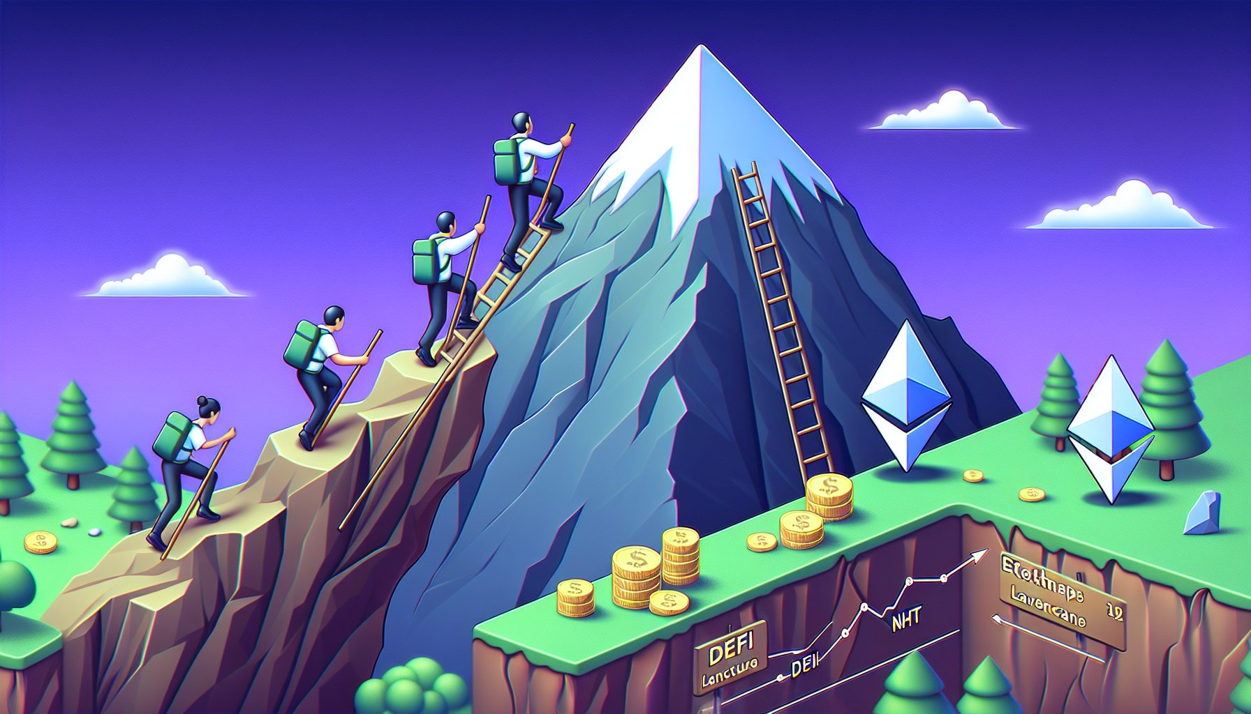 Solana Salip Ethereum dalam Lonjakan Pendapatan Aplikasi, Dominasi DeFi & NFT Mulai Bergeser