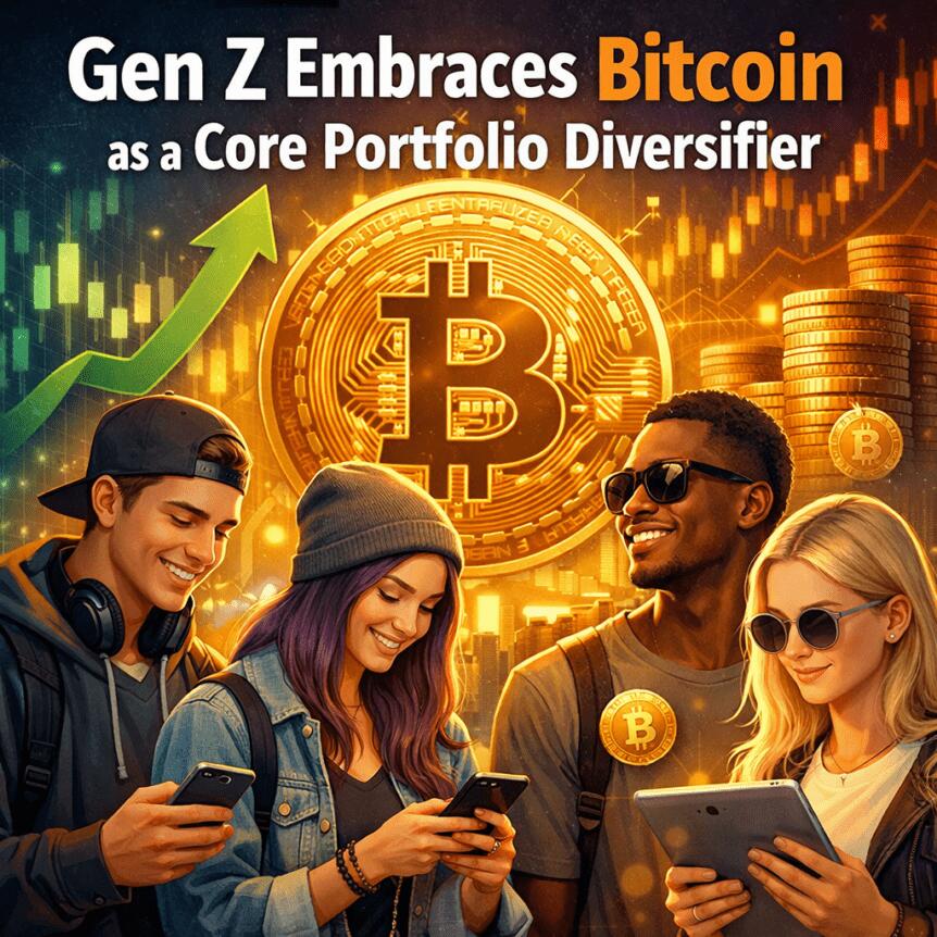 Gen Z Gila Bitcoin! Generasi Muda Jadikan BTC sebagai Diversifikasi Utama Portofolio