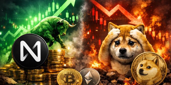 Misteri Bullish Shift NEAR! Dogecoin Kesulitan Berat, Siapa yang Akan Meledak Duluan?